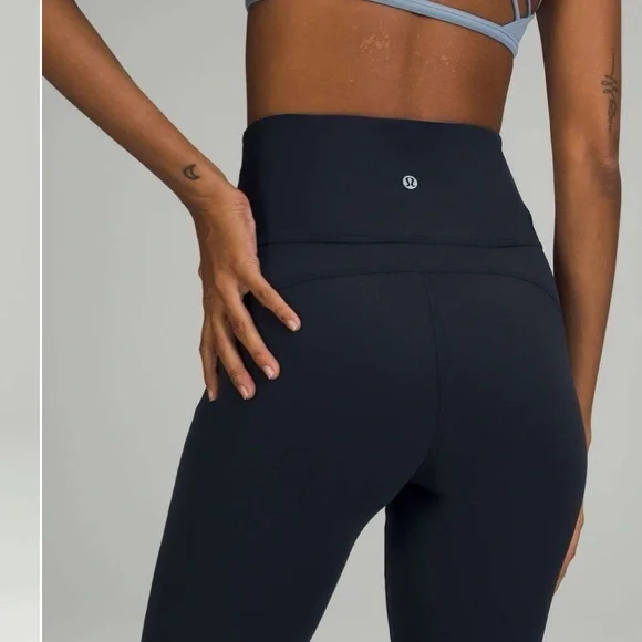 Lululemon Groove Super-High-Rise Flared Pant Nulu™True Navy - Picture 2 of 3